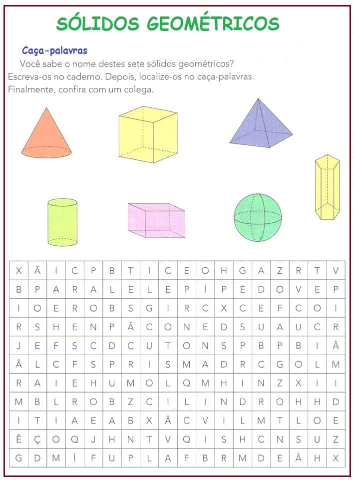 S Lidos Geom Tricos Atividades Coruja Pedag Gica