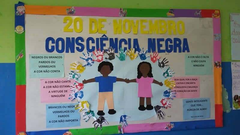 Tag Cartaz Sobre Consciencia Negra Para Educação Infantil